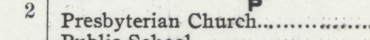The index line reading Presbyterian Church in the 1902 atlas