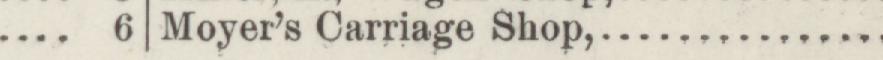 The line reading Moyer's Carriage Shop in the 1895 atlas index