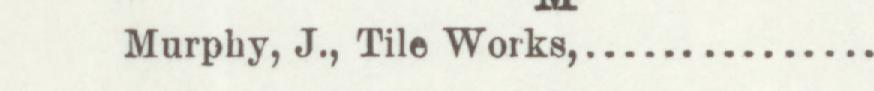 The line reading Murphy, J., Tile Works in the 1898 atlas index