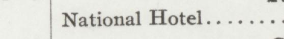 The line reading National Hotel in the 1904 atlas index