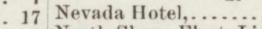 The line reading Nevada Hotel in the 1891 atlas index