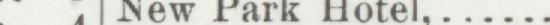 The line reading New Park Hotel in the 1899 atlas index