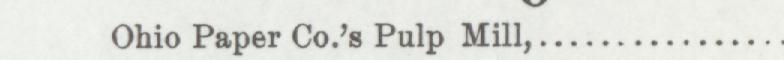 The line reading Ohio Paper Co?s Pulp Mill in the 1892 atlas index