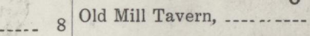 The line reading Old Mill Tavern in the 1924 atlas index