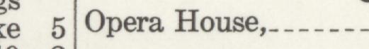 The index line reading Opera House in the 1945 atlas