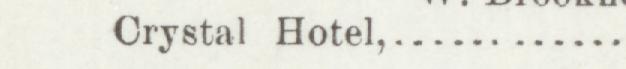 The line reading Orystal Hotel in the 1898 atlas index