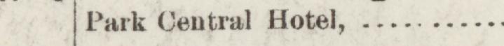 The index line reading Park Central Hotel in the 1895 atlas