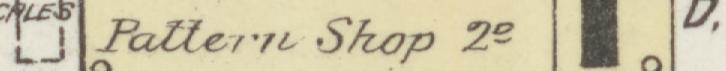 The line reading Pattern Shop 2º in the 1887 atlas index