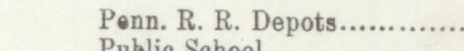 The line reading Penn. T. R. Depots in the 1908 atlas index