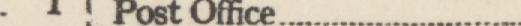 The line reading Post Ofice in the 1922 atlas index