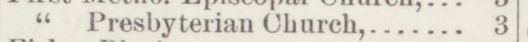 The line reading Presbyterian Church in the 1885 atlas index