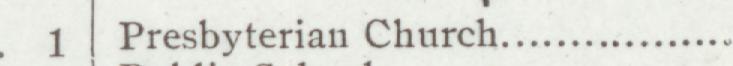 The line reading Presbyterian Church in the 1900 atlas index
