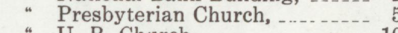 The index line reading Presbyterian Church in the 1924 atlas