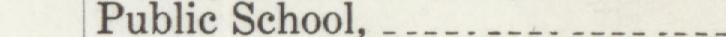 The index line reading Dean Ave. Public School in the 1909 atlas