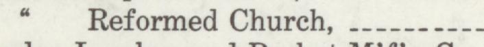 The index line reading Reformed Church in the 1913 atlas