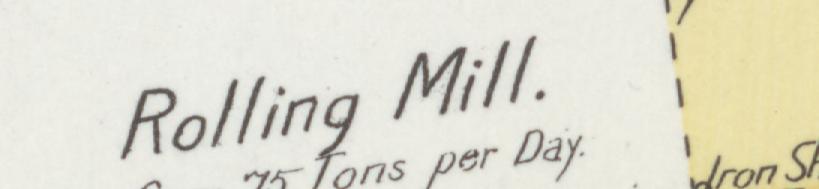 The line reading Rolling Mill in the 1893 atlas index