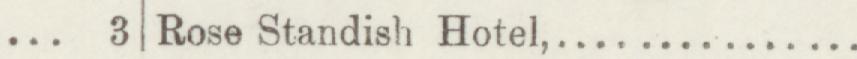 The line reading Rose Standish Hotel in the 1893 atlas index