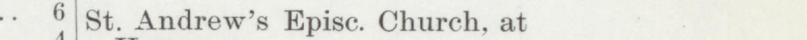 The line reading St. Andrew's Episc. Church, at in the 1901 atlas index