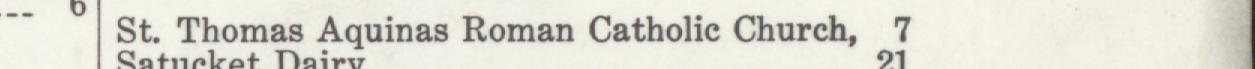 The line reading St Thomas Aquinas Roman Catholie Church in the 1921 atlas index