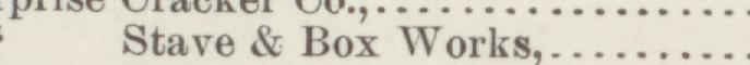The line reading Stave & Box Works in the 1887 atlas index