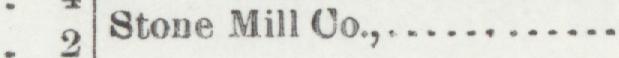 The line reading Stone Mill Co in the 1903 atlas index
