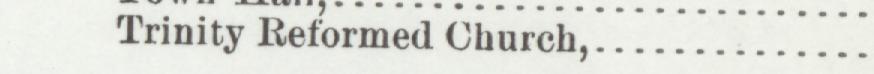 The index line reading Trinity Reformed Church in the 1901 atlas