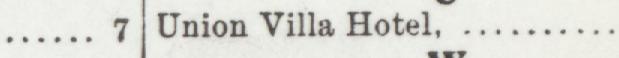 The line reading Union Villa Hotel in the 1906 atlas index