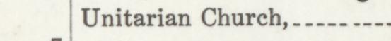 The index line reading Unitarian Church in the 1921 atlas