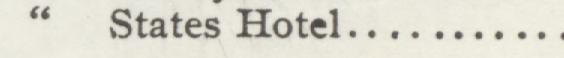 The index line reading States Hotel in the 1907 atlas