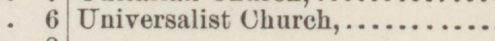 The index line reading Universalist Church in the 1890 atlas
