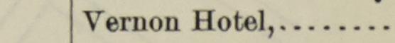 The line reading Vernon Hotel in the 1886 atlas index