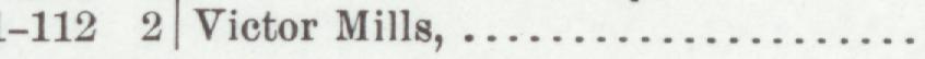 The line reading Vietor Mills in the 1902 atlas index