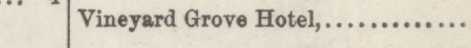 The line reading Vineyard Grove Hotel in the 1887 atlas index