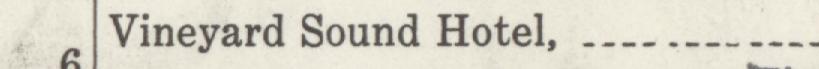 The line reading Vineyard Sound Hotel in the 1923 atlas index