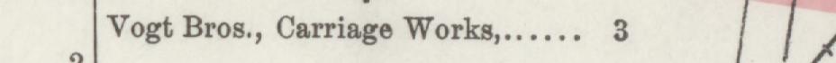 The line reading Vogt Bros, Carringe Works in the 1893 atlas index