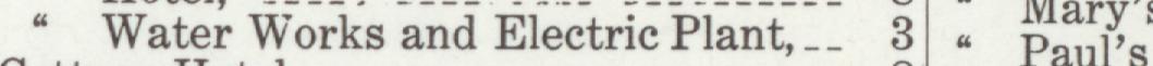 The line reading Water Works and Electric Plan in the 1911 atlas index