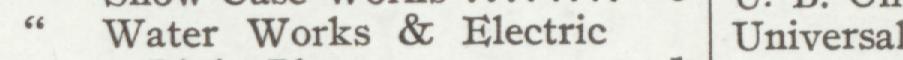 The line reading Water Works & Electric in the 1905 atlas index