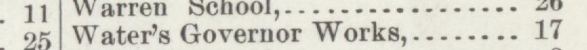 The index line reading Water's Governor Works in the 1897 atlas