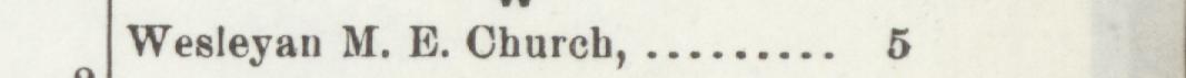 The line reading Wesleyan M. E. Church in the 1900 atlas index