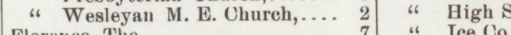 The line reading Wesleyan M. E.Church in the 1901 atlas index