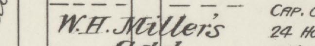 The line reading WH. Millers in the 1888 atlas index