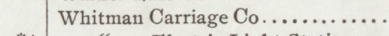 The line reading Whitman Carriage Co in the 1905 atlas index