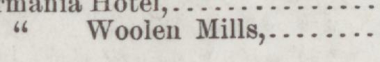 The index line reading Woolen Mill, at in the 1889 atlas