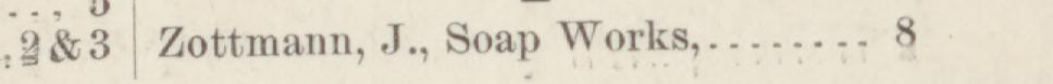 The line reading Zottmann, J., Soap Works in the 1884 atlas index