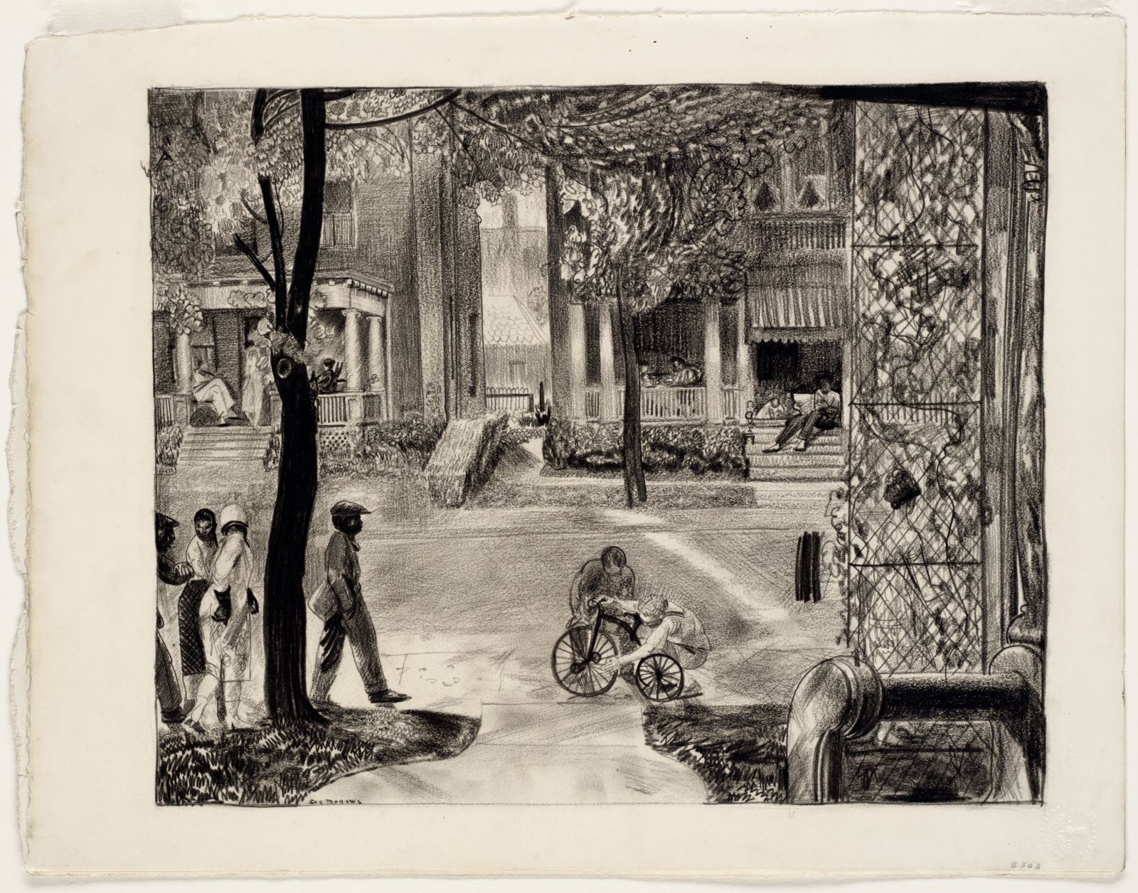 Sixteen East Gay Street, Boston Public Library - undated