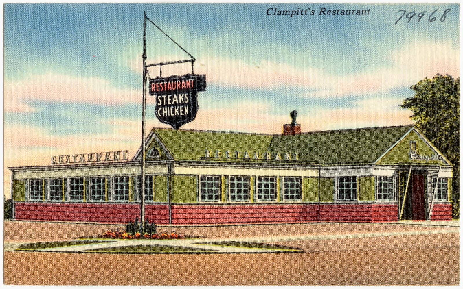 Clampitt's Restaurant, Boston Public Library - undated