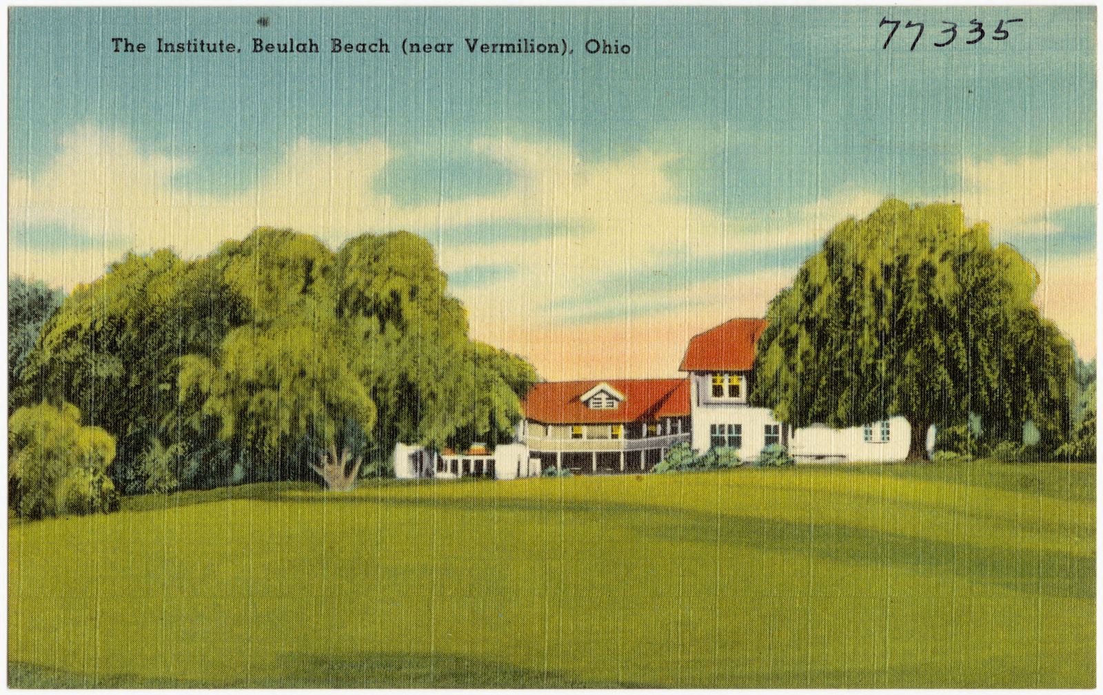 The Institute, Beulah Beach (near Vermilion), Ohio, Boston Public Library - undated