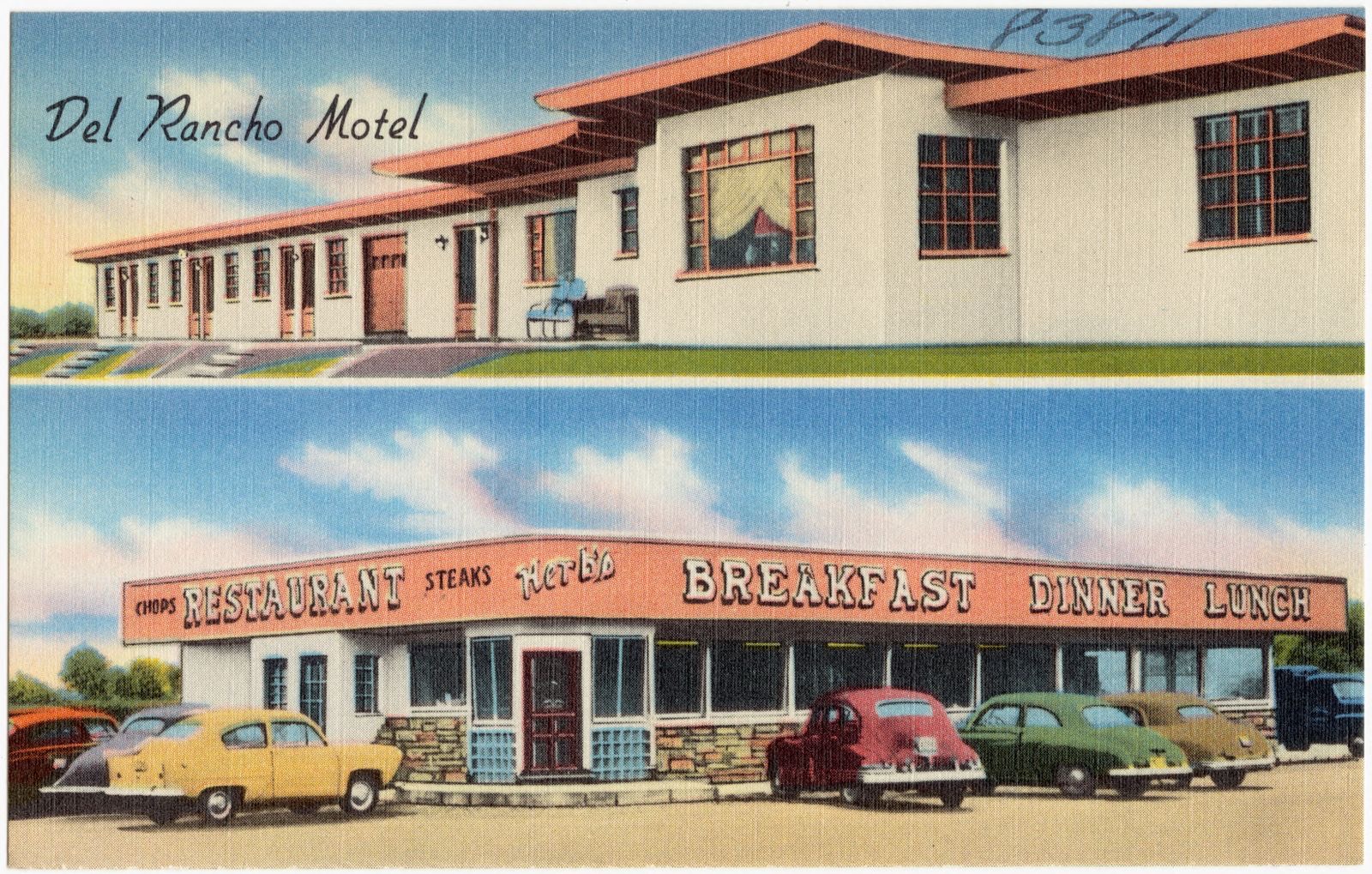 Del Rancho Motel, Washington Court House, Ohio, Boston Public Library - undated