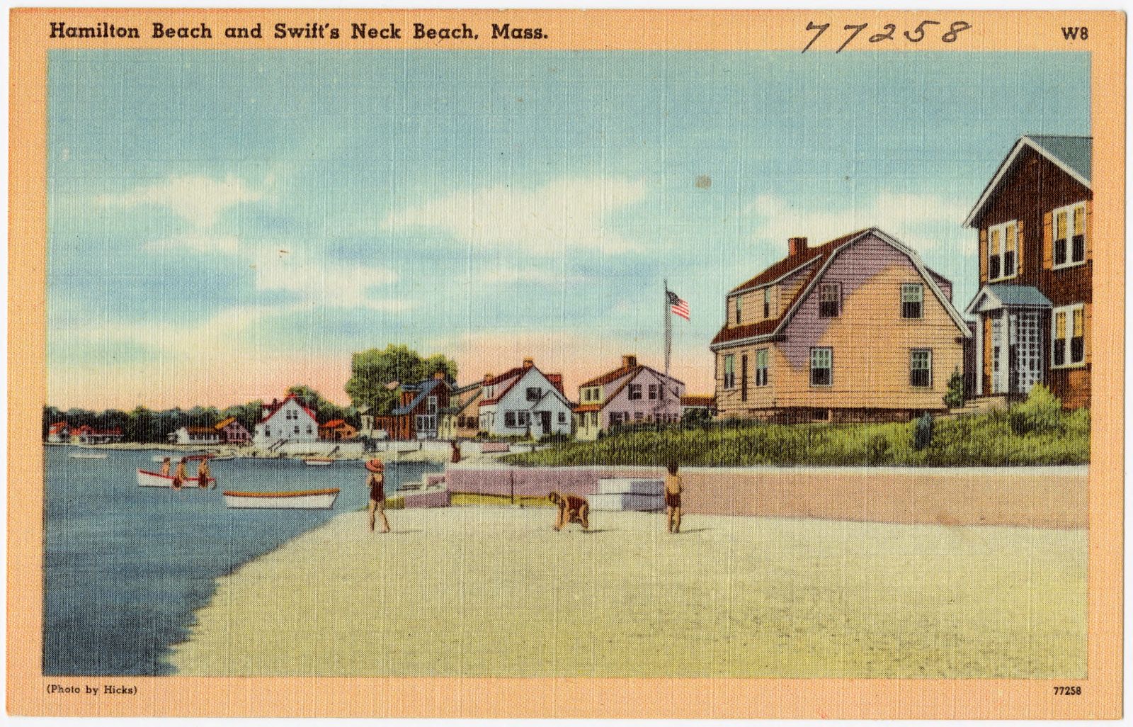 Hamilton Beach and Swift's Neck Beach, Mass., Boston Public Library - undated