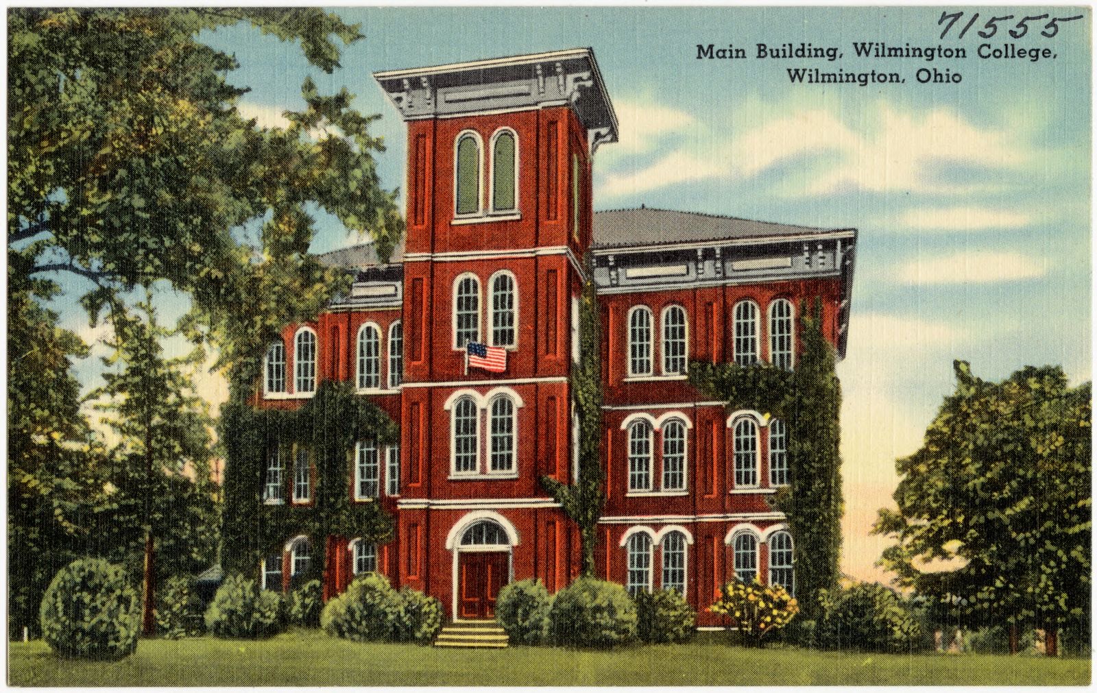 Main building, Wilmington College, Wilmington, Ohio, Boston Public Library - undated
